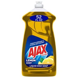 Ajax Ultra Super Degreaser Liquid Dish Soap - Lemon Scent - 52 fl oz: Paraben-Free, Phosphate-Free, Multi-Surface