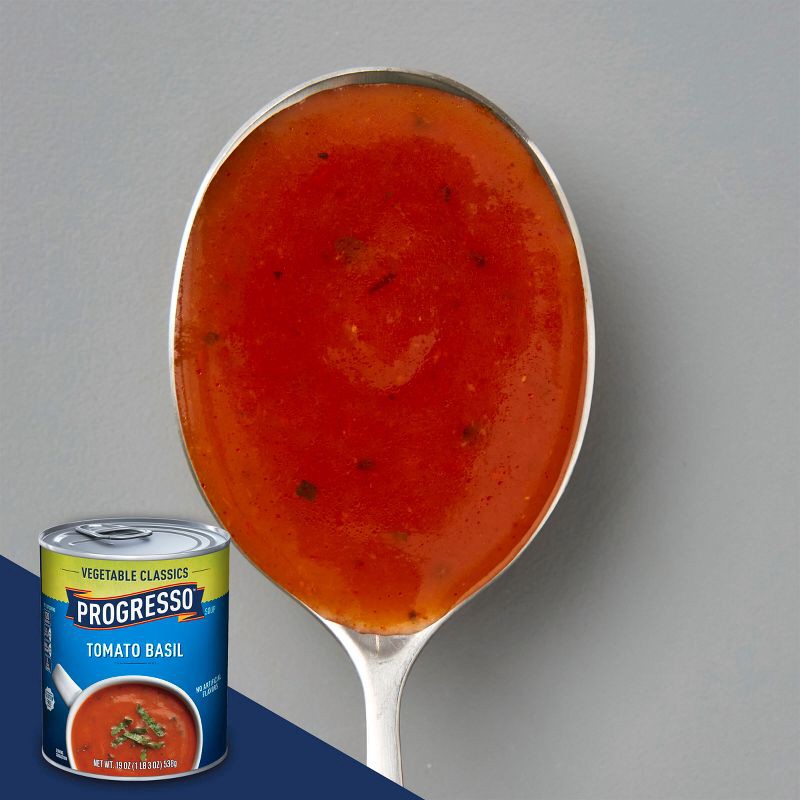 slide 3 of 8, Progresso Gluten Free Vegetable Classics Tomato Basil Soup - 19oz, 19 oz