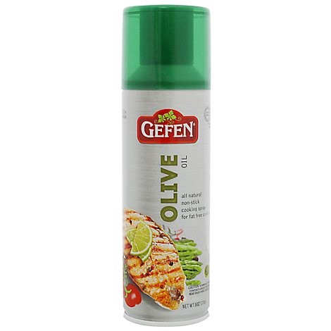 slide 1 of 1, Gefen Olive Oil No-Stick Cooking Spray - Kosher For Passover, 6 oz