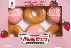 Krispy Kreme Strawberries And Kreme Doughnuts - 0.61 Lb