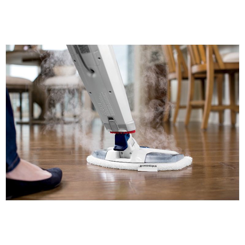 slide 4 of 10, BISSELL PowerFresh Deluxe Steam Mop - Brite White/Sapphire Blue -1806, 1 ct