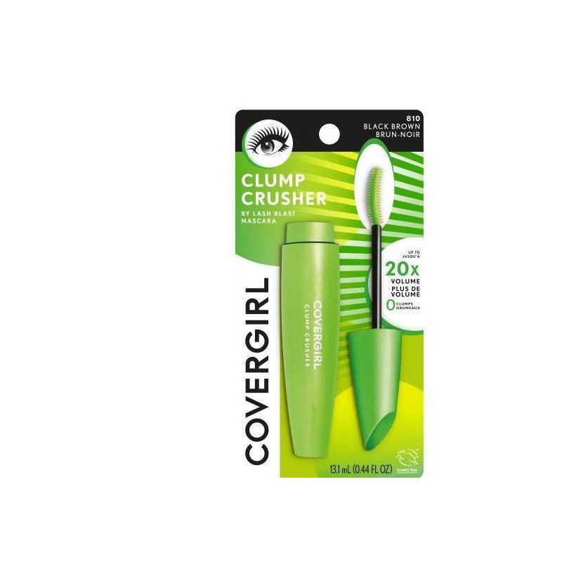 slide 5 of 8, COVERGIRL Clump Crusher Extension Mascara - Black Brown - 0.44 fl oz, 0.44 fl oz