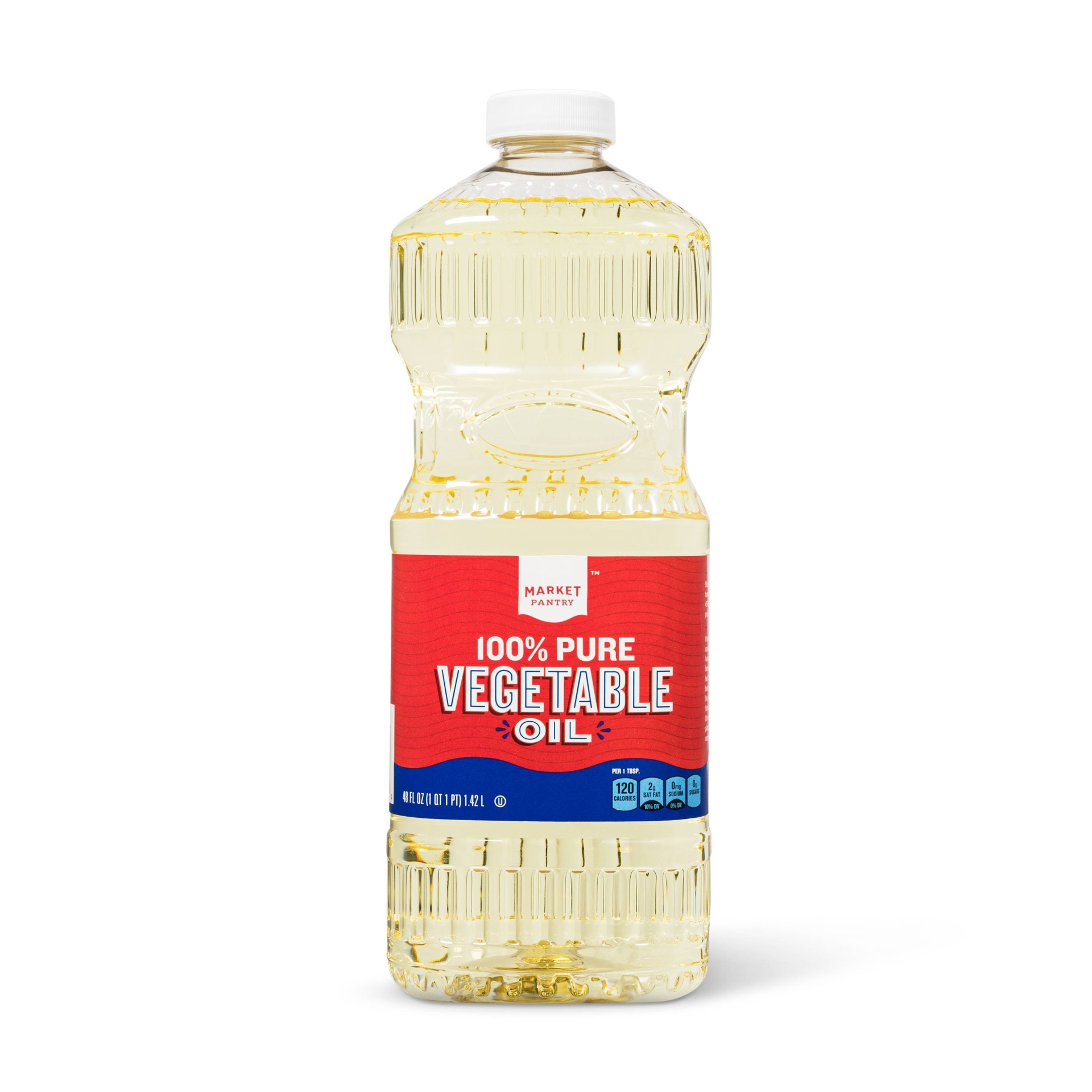 slide 1 of 2, Market Pantry Vegetable Oil, 48 oz