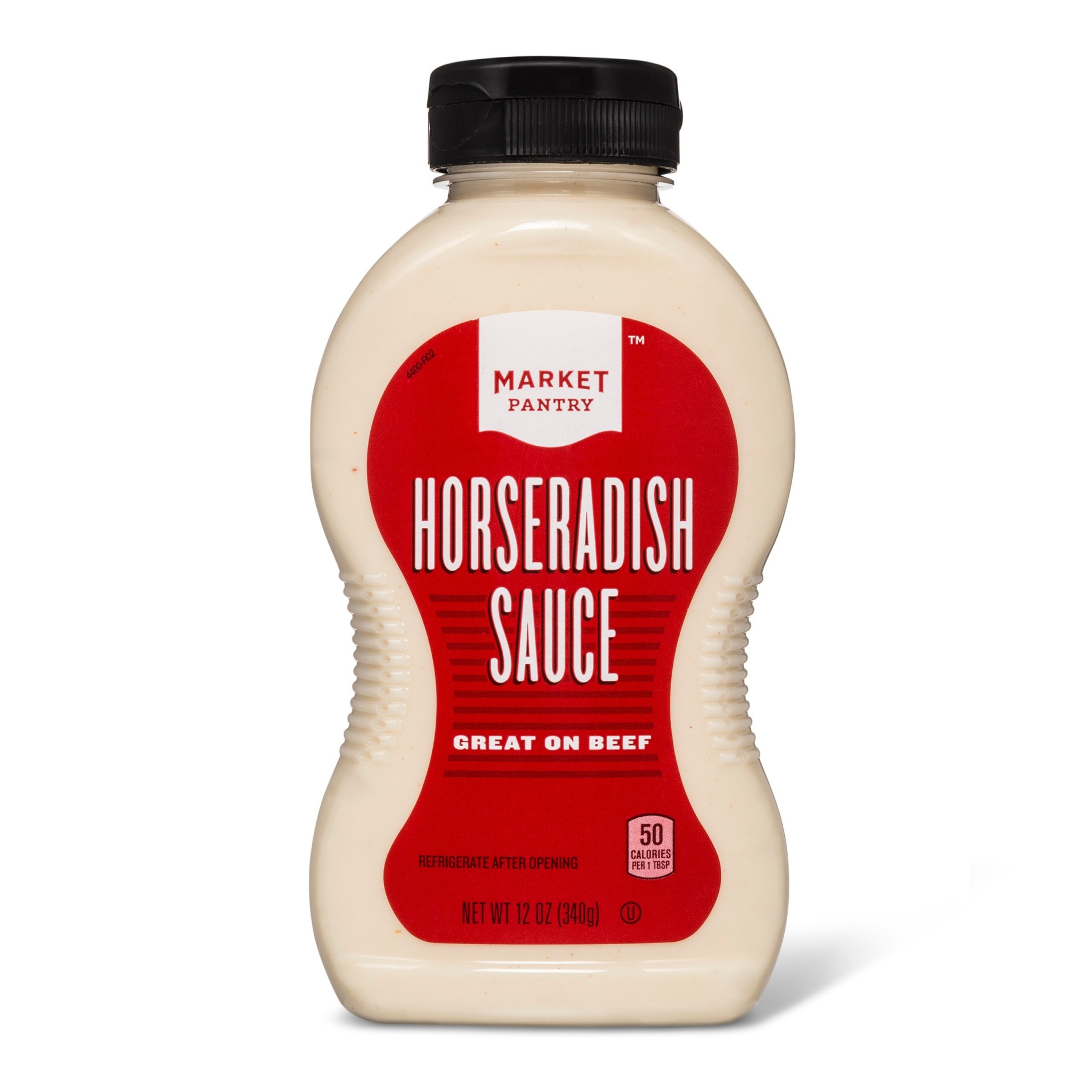 slide 1 of 1, Horseradish Sauce - Market Pantry, 12 oz