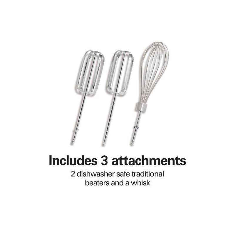 slide 5 of 9, Hamilton Beach 6-Speed Hand Mixer with Case - White 62632R, 1 ct
