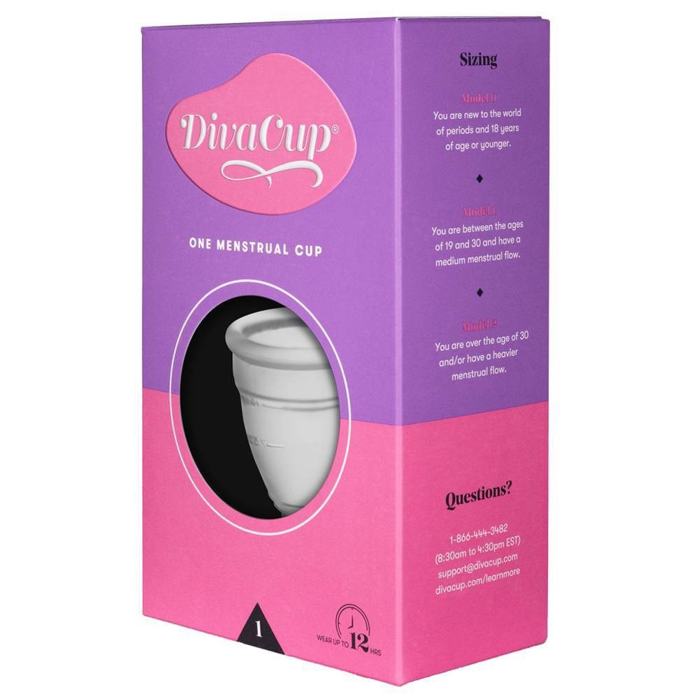 slide 4 of 6, The DivaCup Model 1 Menstrual Cup, 1 ct