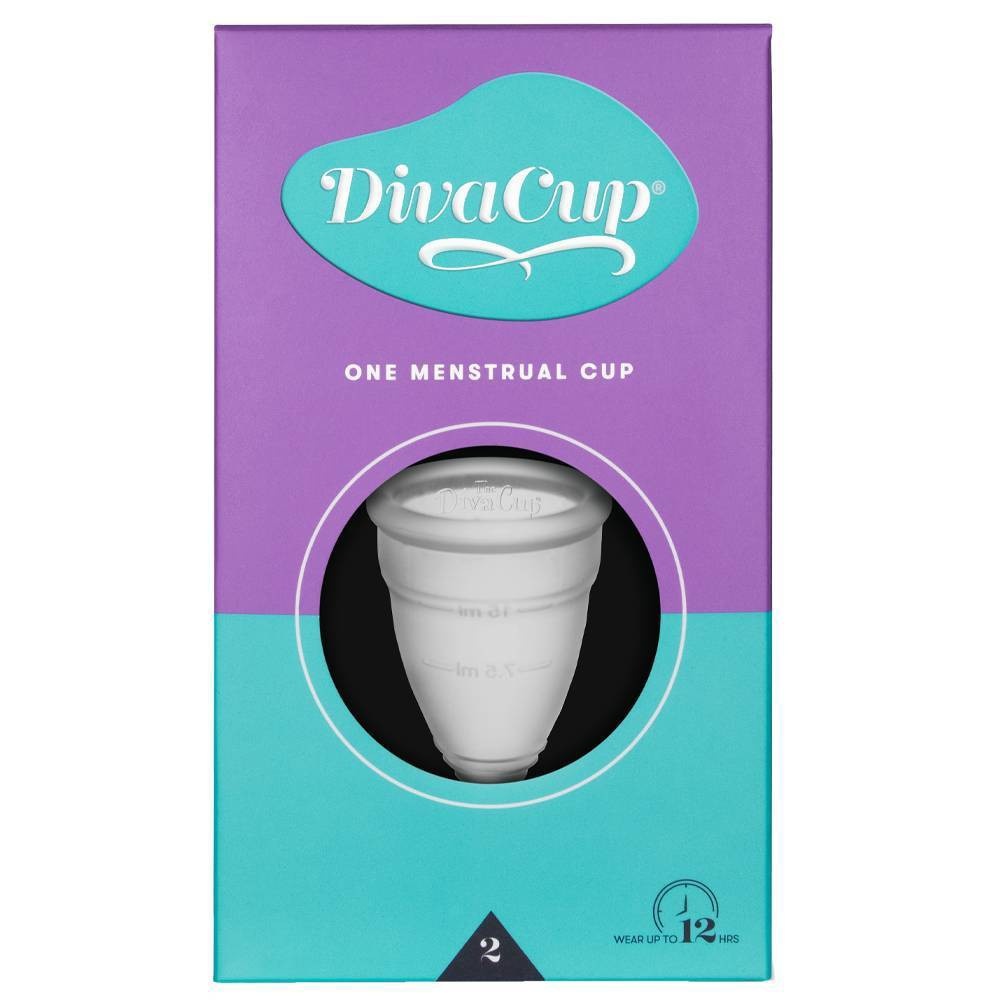 slide 1 of 6, The DivaCup The Diva Cup Model 2 Menstrual Cup, 1 ct