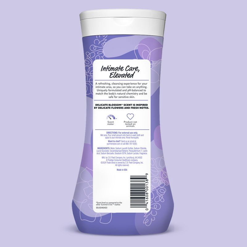 slide 8 of 8, Summer's Eve Delicate Blossom Feminine Cleansing Wash - 15 fl oz, 15 fl oz