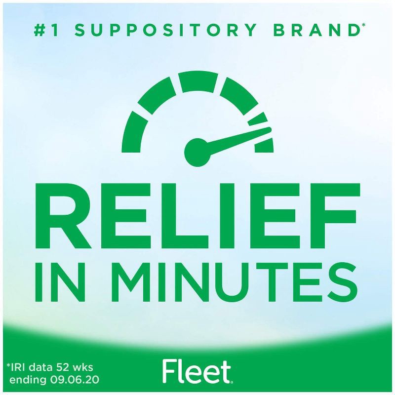 slide 3 of 6, Fleet Laxative Glycerin Suppositories for Adult Constipation - 50ct, 50 ct