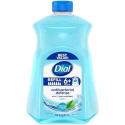 Dial Antibacterial Defense Liquid Hand Soap Refill - Spring Water - 52 fl oz