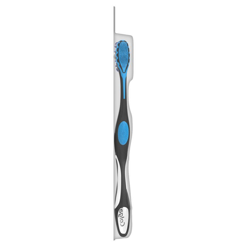 slide 4 of 4, Colgate 360 Total Advanced Floss-Tip Bristles Toothbrush Medium - 1ct, 1 ct