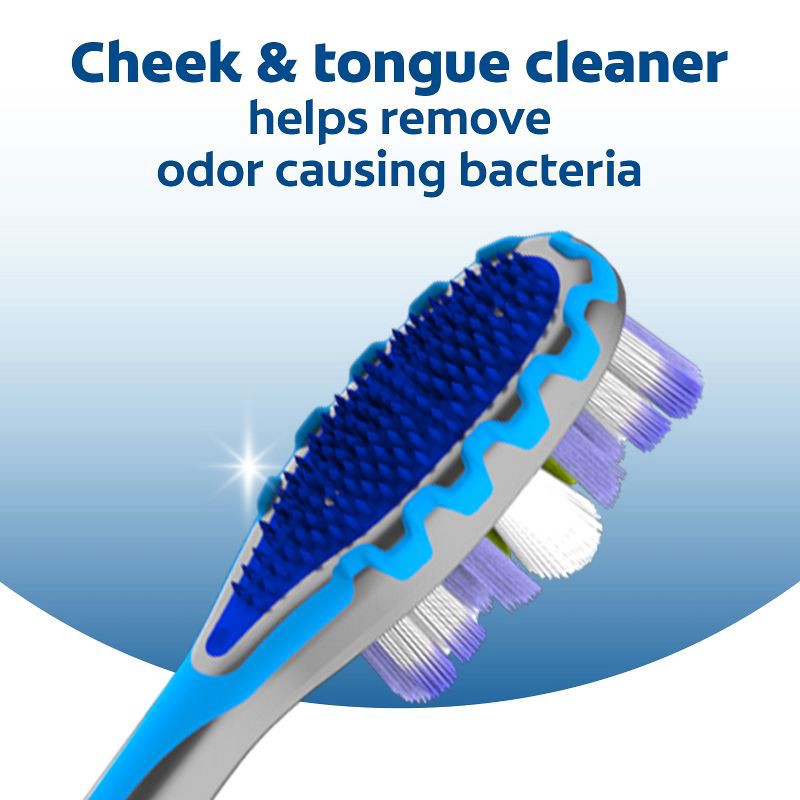 slide 6 of 11, Colgate 360 Advanced Floss-Tip Manual Toothbrush – Medium - 1ct, 1 ct