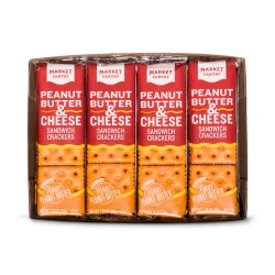 Peanut Butter On Cheese Sandwich Crackers 8ct - Market Pantry