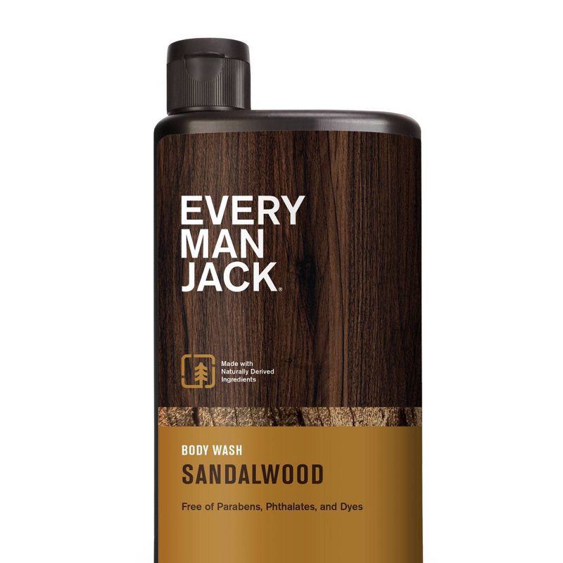 slide 1 of 11, Every Man Jack Sandalwood Hydrating Men's Body Wash - 16.9 fl oz, 16.9 fl oz