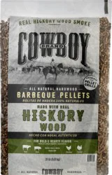 Cowboy Charcoal Charcoal Hickory Wood Barbeque Pellets 20 lb