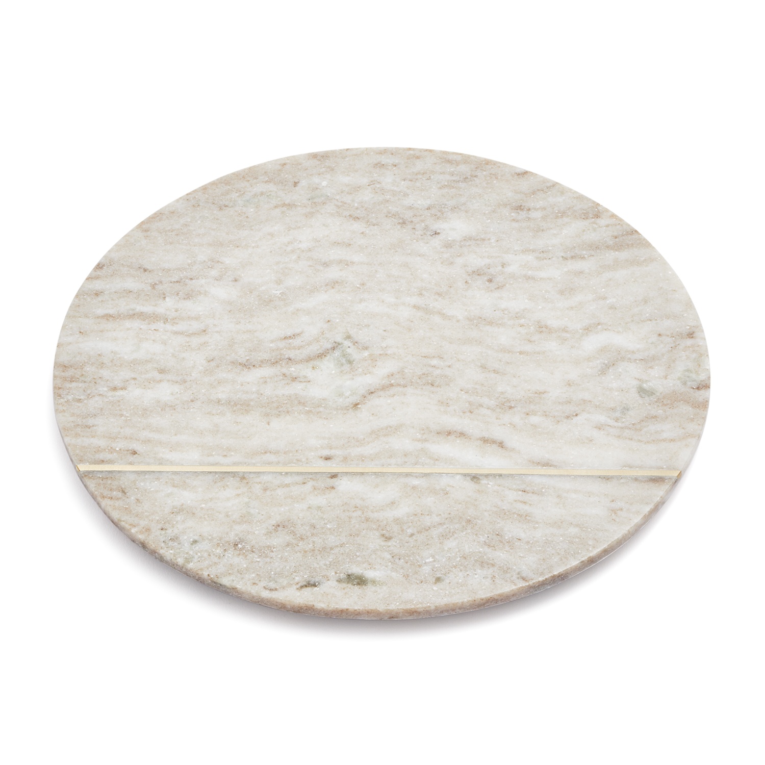 slide 1 of 1, Sur La Table Beige Marble Round Cheese Board, 12 in