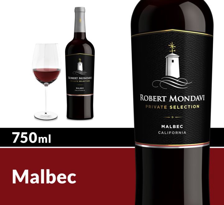 slide 2 of 2, Robert Mondavi Private Selection Malbec Red Wine, 750 ml