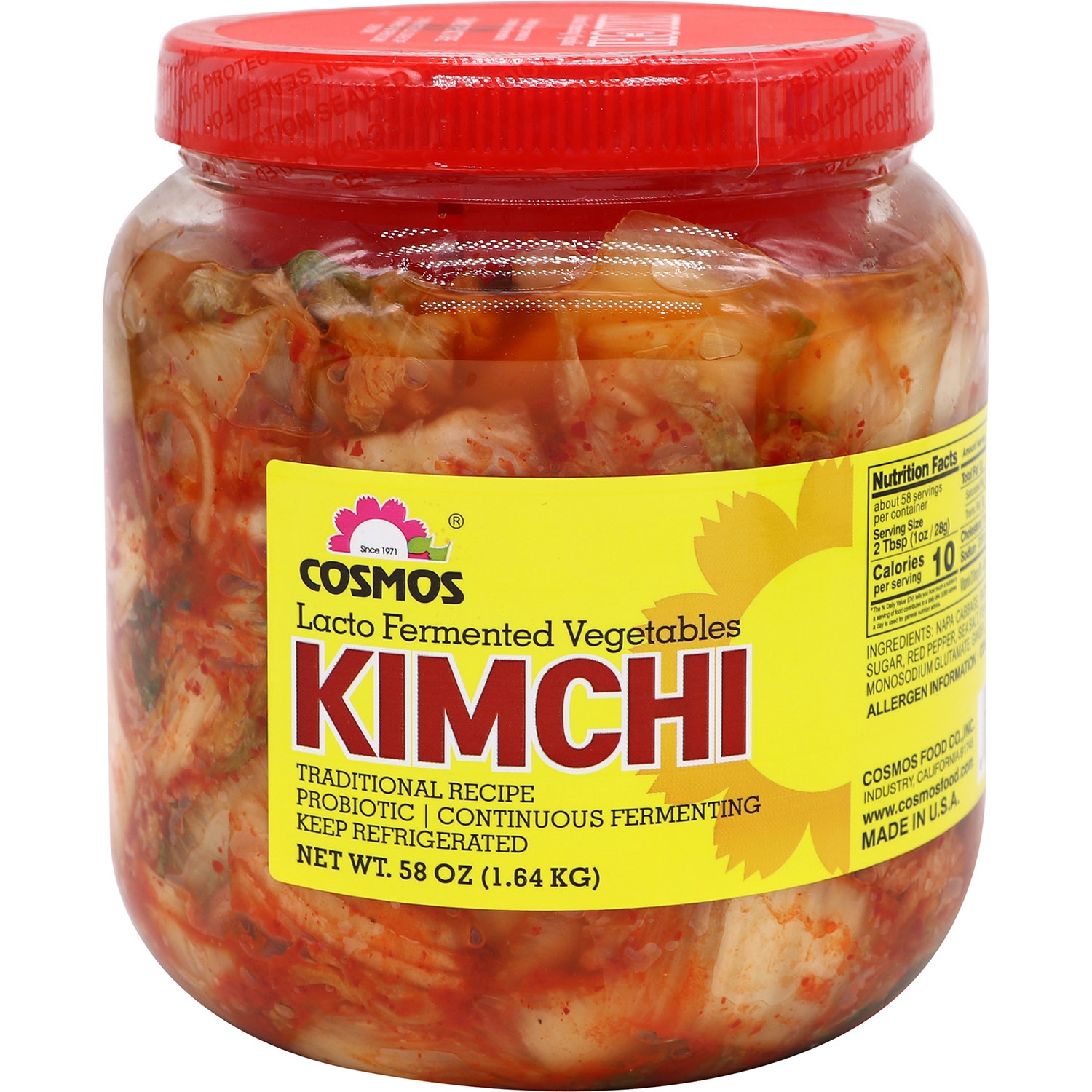 slide 1 of 1, Cosmos Creations Kimchi, 58 oz