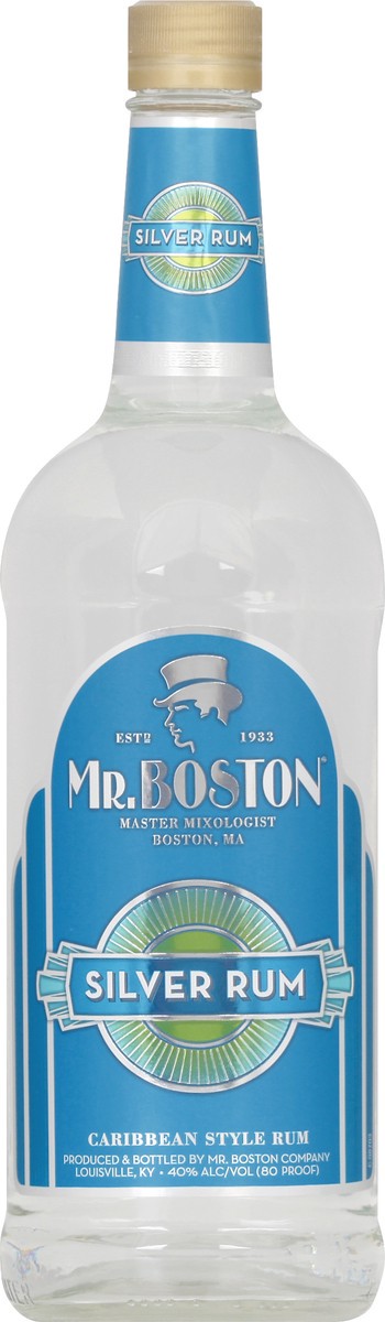 slide 3 of 7, Mr. Boston White Rum 1l 80 Proof, 1 L