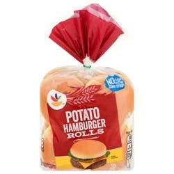 Our Brand Potato Hamburger Rolls - 8 ct