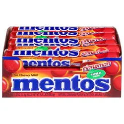 Mentos Chewy Cinnamon Mint 15 - 1.32 oz Rolls