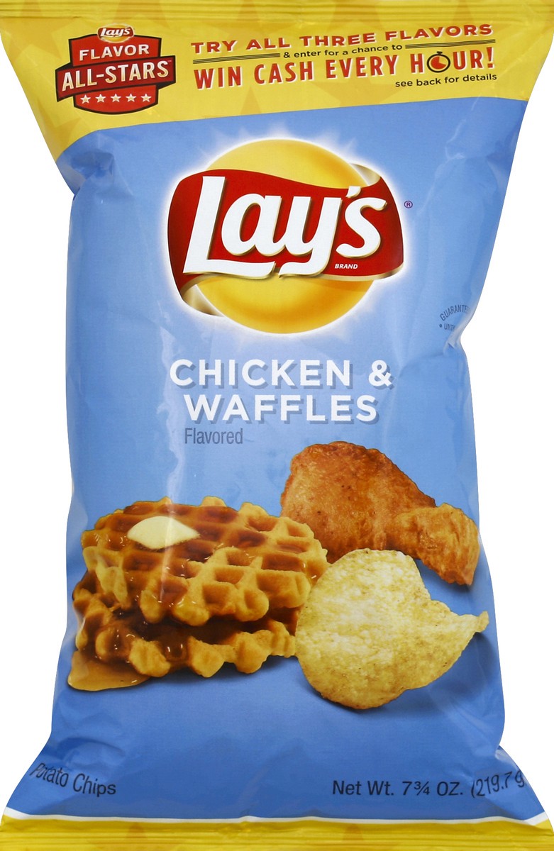 slide 6 of 6, Lay's Potato Chips Chicken & Waffles Flavored 7.75 Oz, 7.75 oz