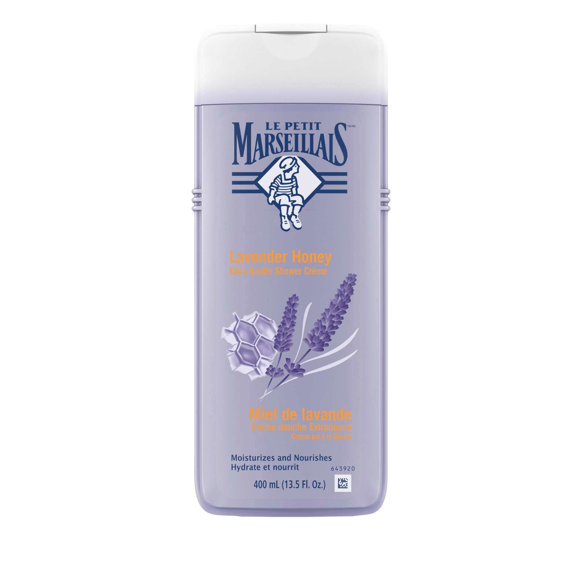 slide 4 of 5, LE PETIT MARSEILLAIS™ Extra Gentle Shower Crème, Lavender Honey, 400 mL, 400 ml