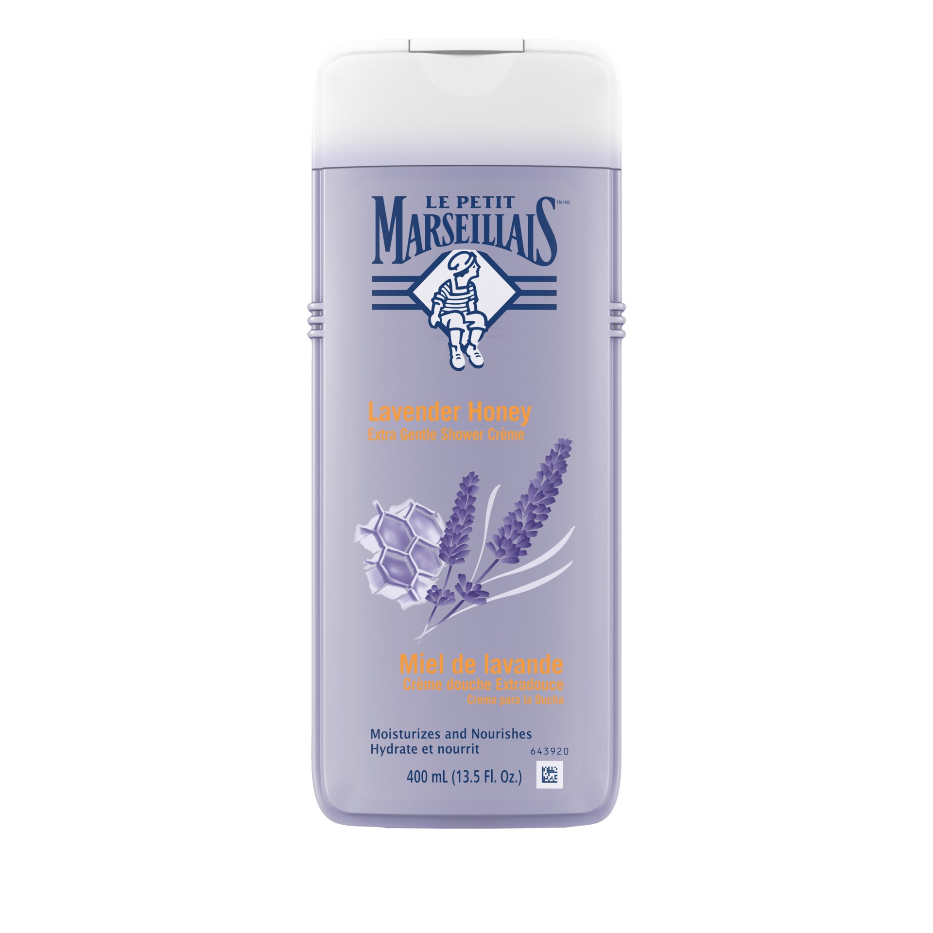 slide 1 of 5, LE PETIT MARSEILLAIS™ Extra Gentle Shower Crème, Lavender Honey, 400 mL, 400 ml