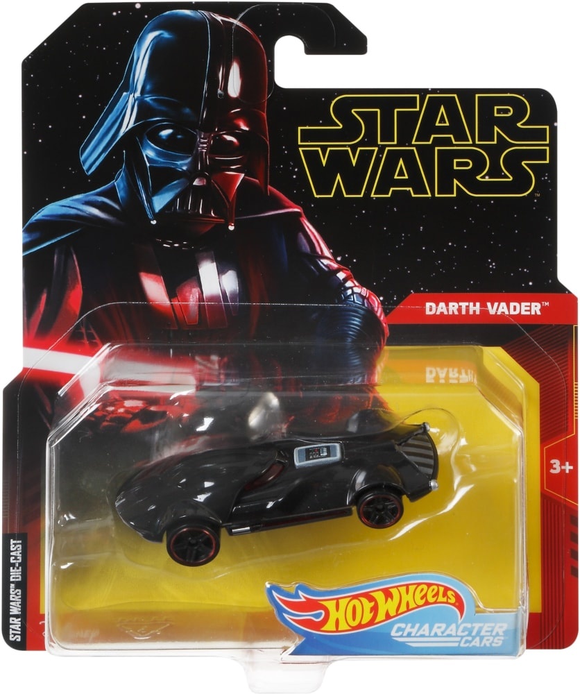 slide 1 of 1, Mattel Hot Wheels Star Wars Darth Vader Character Car, 1 ct