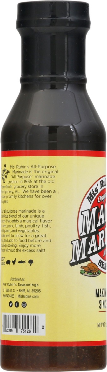slide 9 of 9, Mis' Rubin's Magic Marinade Sauce, 12 oz
