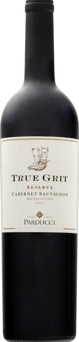 slide 9 of 9, True Grit Reserve Mendocino 2017 Cabernet Sauvignon 750 ml, 750 ml