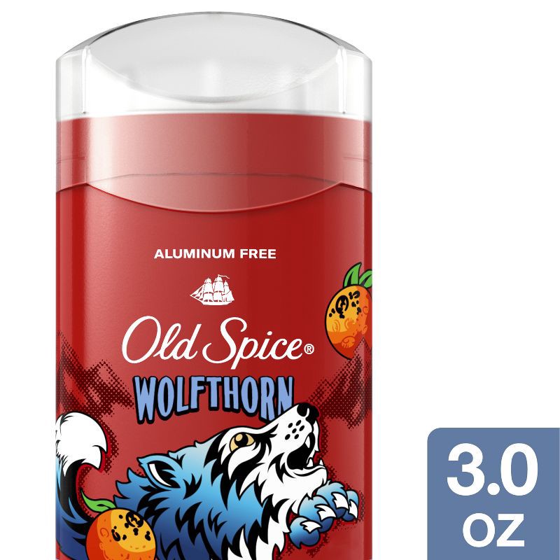 slide 1 of 10, Old Spice Wolfthorn Scent Deodorant for Men - Aluminum-Free 3oz, 3 oz