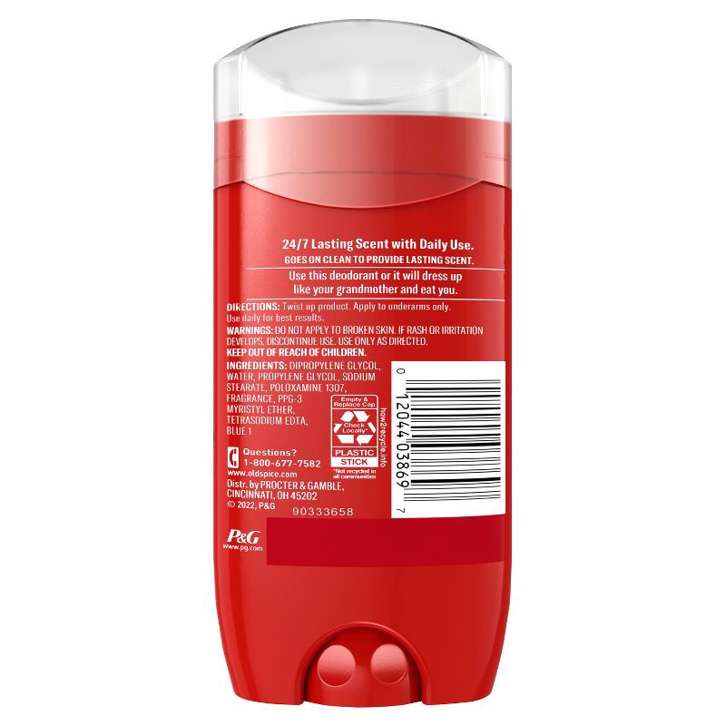 slide 5 of 6, Old Spice Aluminum Free Wolfthorn Scent Deodorant for Men 48 hr. Protection - 3oz, 3 oz