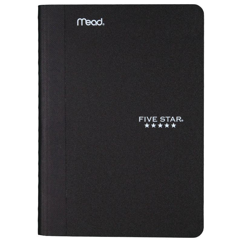 slide 13 of 13, Five Star 5"x7" Composition Book Assorted Colors: Five Star Lined Paper, 80 Pages, Hard Cover, College Rule, Non-Toxic, 1 ct