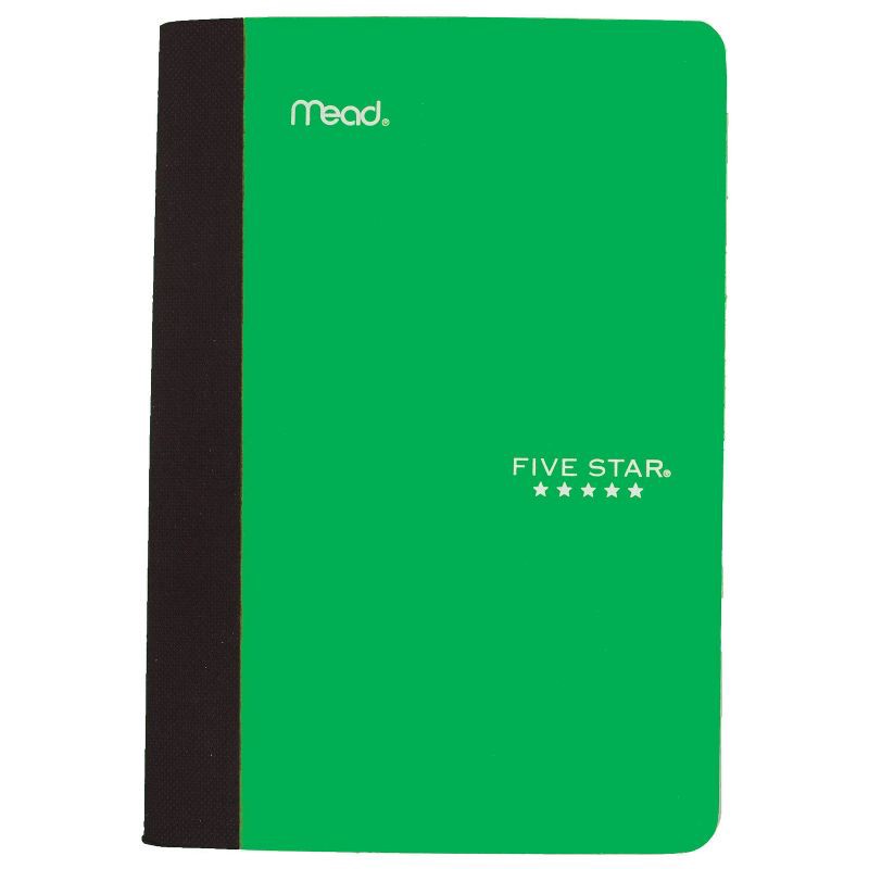 slide 10 of 13, Mead 5"x7" Composition Book Assorted Colors: Five Star Lined Paper, 80 Pages, Hard Cover, College Rule, Non-Toxic, 1 ct