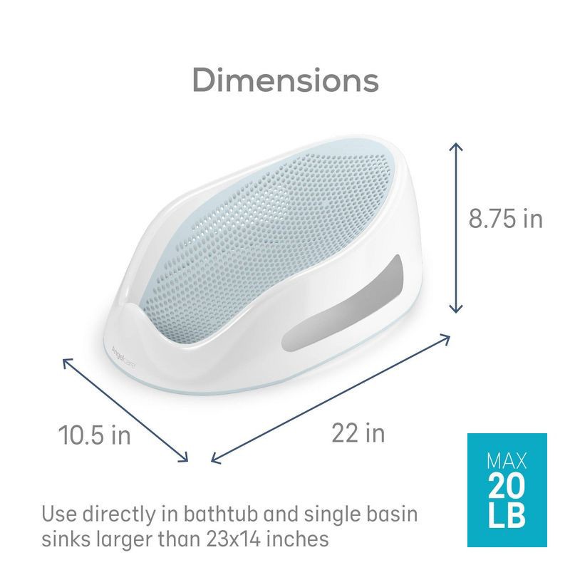 slide 8 of 9, Angelcare Baby Bath Support - Turquoise, 1 ct