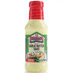 Louisiana Fish Fry Sauce, Garlic Butter - 10.5 oz
