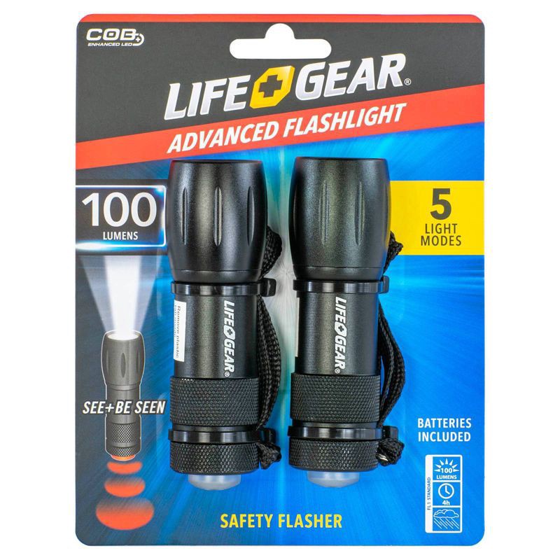 slide 7 of 8, Life+Gear Life Gear 2pk LED Mini-Max 100 Lumens, 2 ct