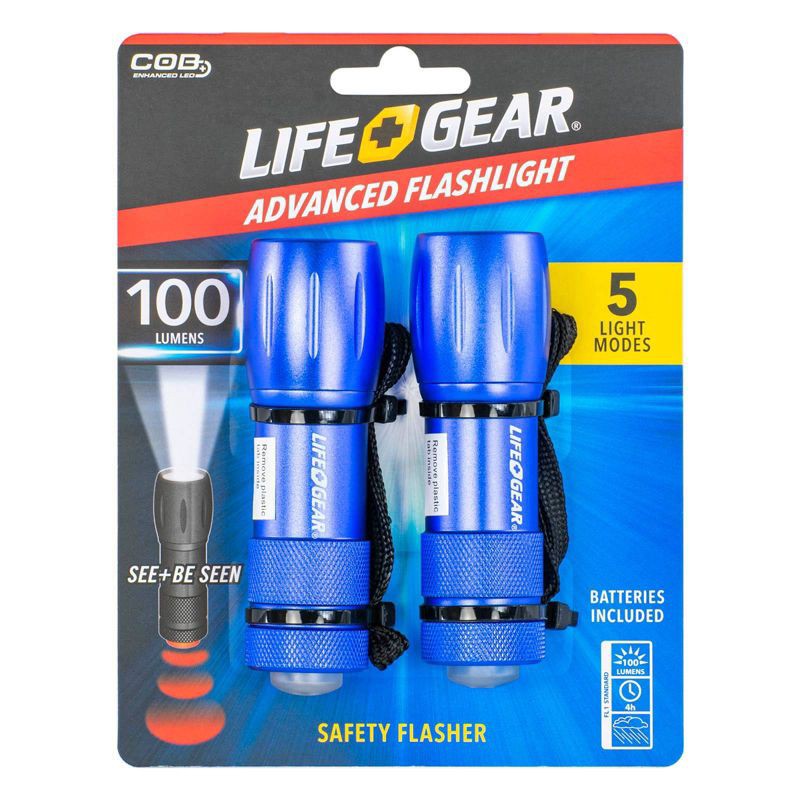 slide 1 of 8, Life+Gear Life Gear 2pk LED Mini-Max 100 Lumens, 2 ct