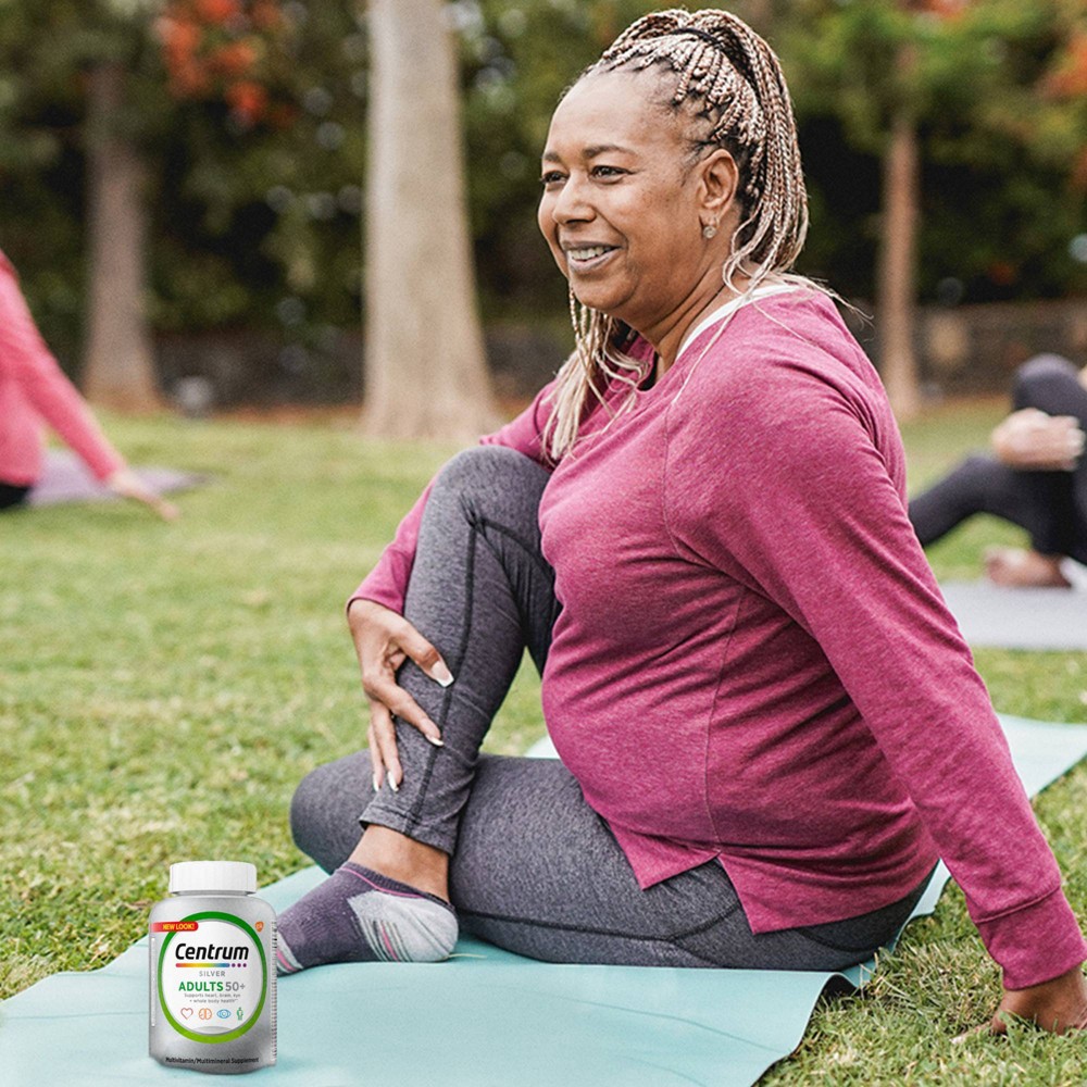 slide 2 of 3, Centrum Silver Adults 50+ Multivitamin/Multimineral Dietary Supplement Tablets, 220 ct