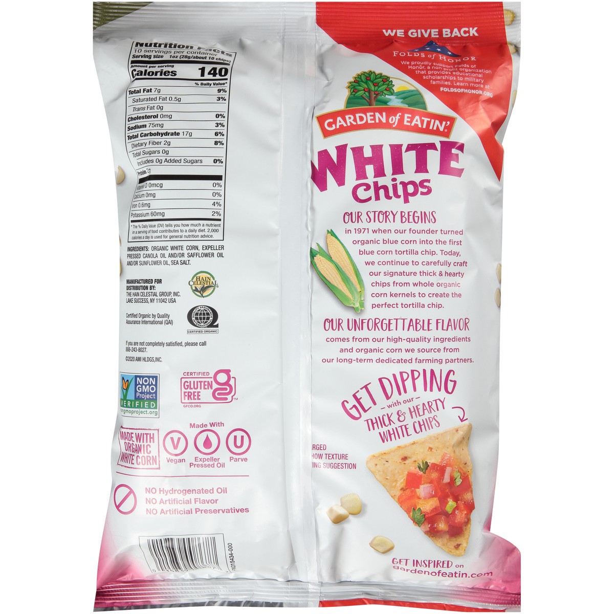 slide 4 of 10, Garden of Eatin' White Chips Corn Tortilla Chips 10 oz. Bag, 10 oz