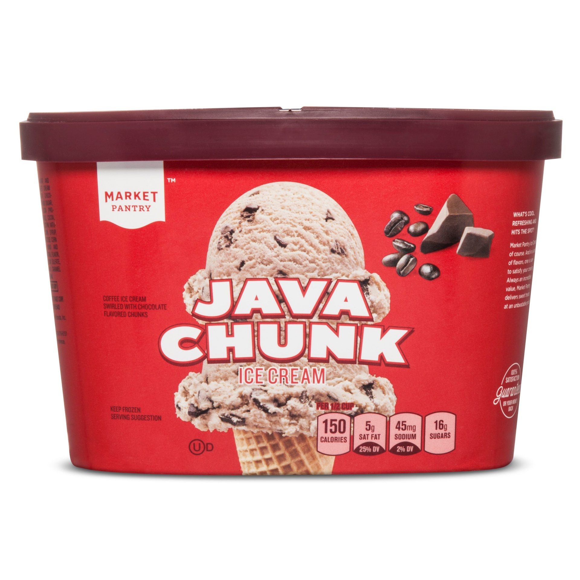 slide 1 of 1, Java Chunk Ice Cream - Market Pantry, 48 oz