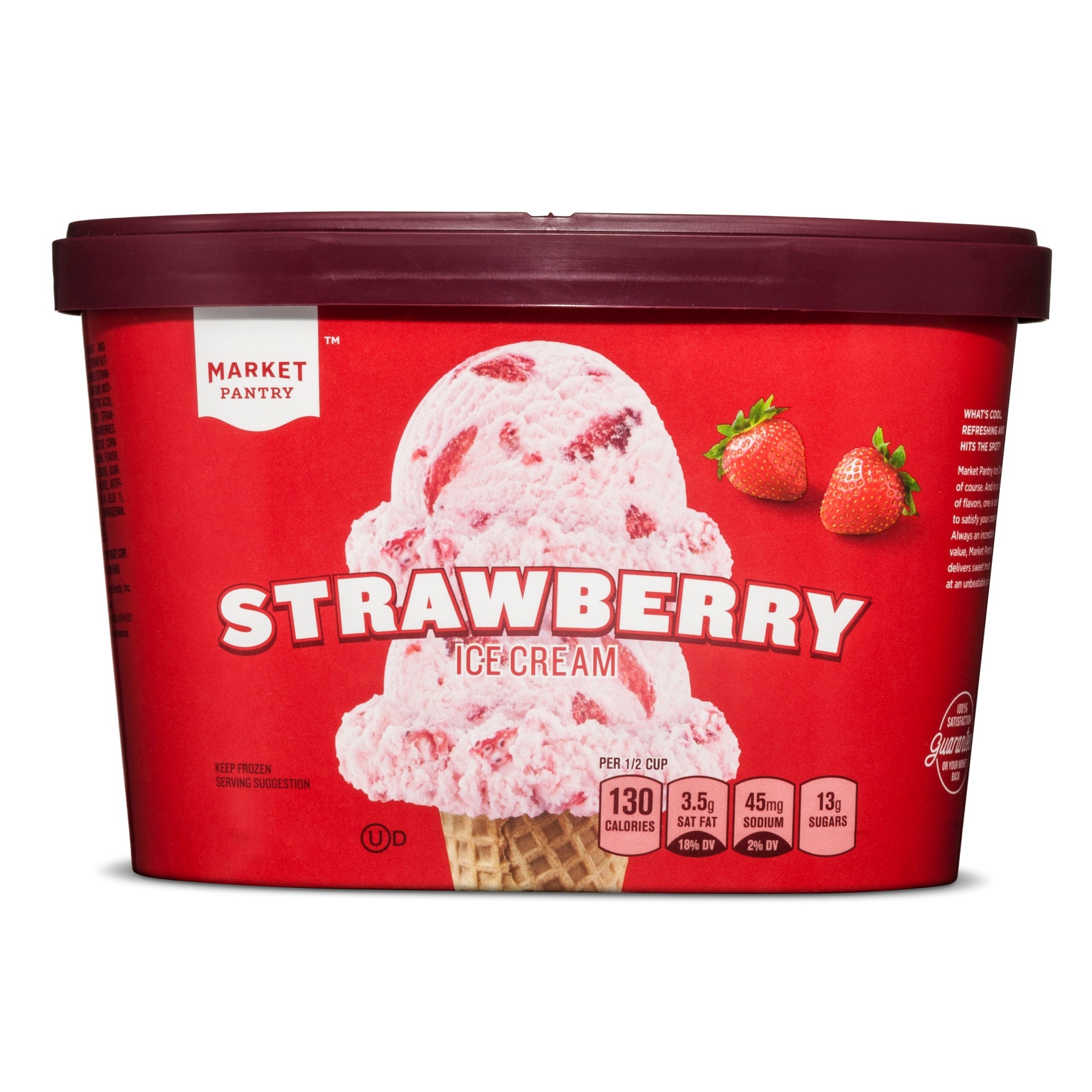 Chocolate Light Ice Cream - 48oz - Market Pantry™ : Target