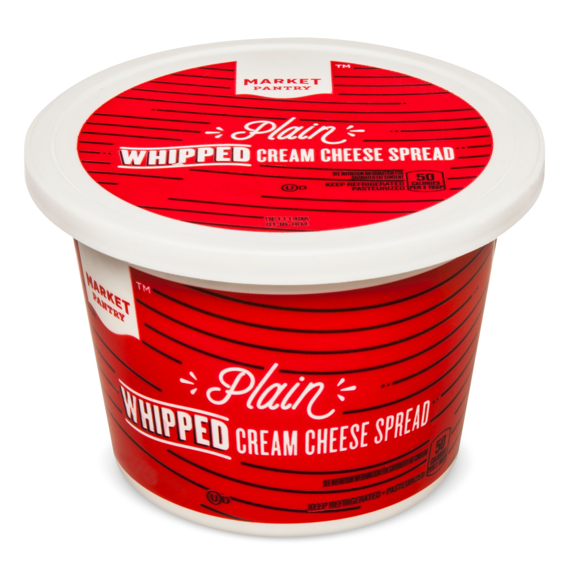 slide 1 of 1, Market Pantry Whipped Cream Cheese Spread, 8 oz