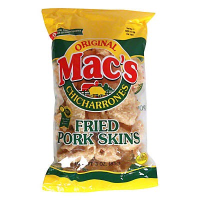 slide 1 of 11, Mac's Original Fried Pork Skins, 3 oz