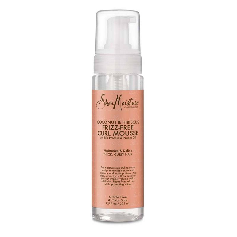 slide 1 of 6, SheaMoisture Coconut and Hibiscus Frizz-Free Curl Mousse - 7.5 fl oz, 7.5 fl oz