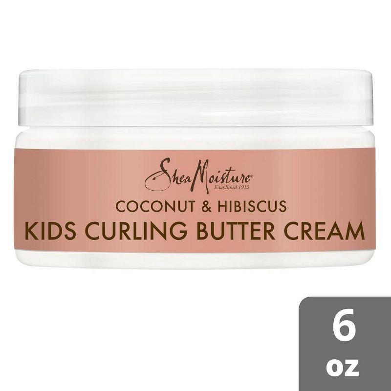 slide 1 of 7, SheaMoisture Coconut & Hibiscus Kids' Curling Hair Butter Cream - 6oz, 6 oz