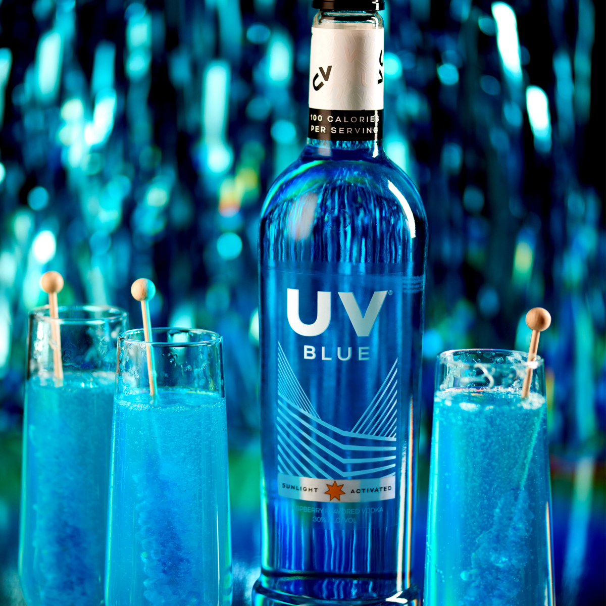 slide 3 of 9, Uv Vodka Uv Vodk Blue Raspberry Vodka, 50 ml