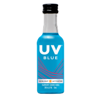 slide 9 of 9, Uv Vodka Uv Vodk Blue Raspberry Vodka, 50 ml