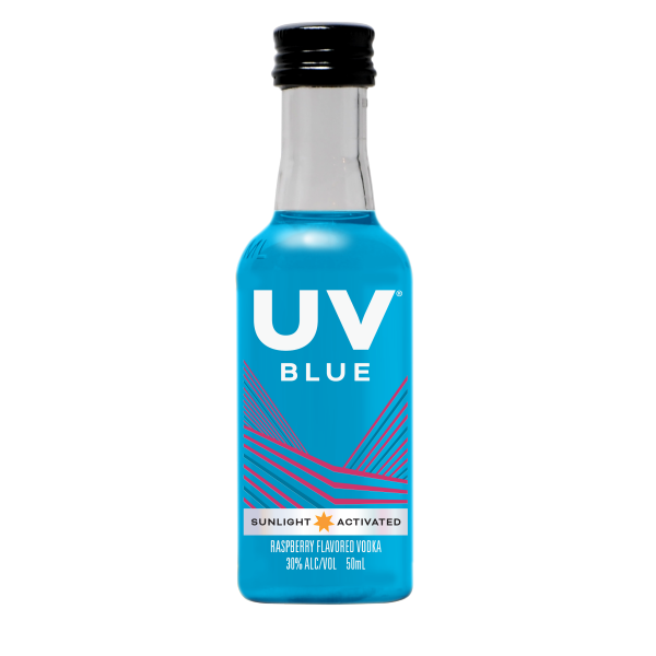 slide 7 of 9, Uv Vodka Uv Vodk Blue Raspberry Vodka, 50 ml